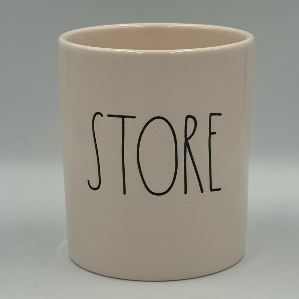 Rae Dunn Artisan Collection By Magenta "Store" Pinkish Beige Canister Jar